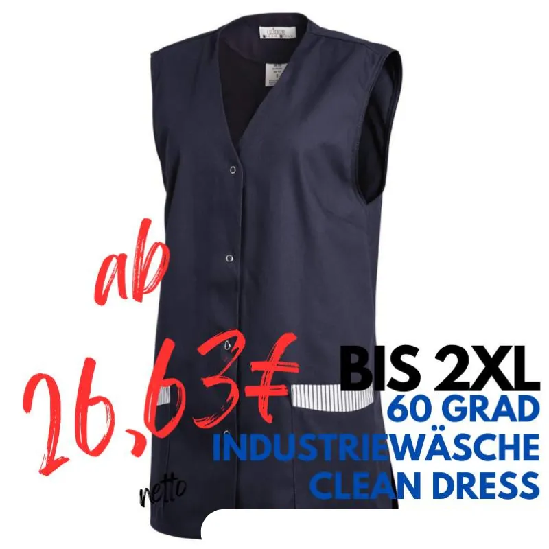 KASACK OHNE ARM 515 von LEIBER / Farbe: marine / 65 % Polyester 35 % Baumwolle | MEIN-KASACK.de - KASACK - KASACKS