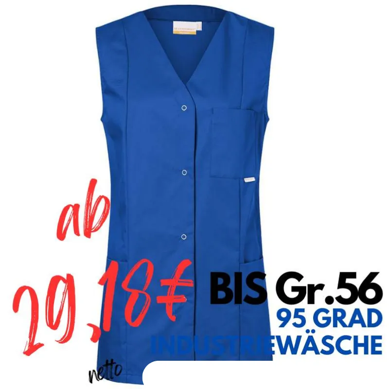 KASACK OHNE ARM KS 40 von KARLOWSKY / Farbe: blau / 65% Polyester-35% Baumwolle-215 g | MEIN-KASACK.de - KASACK - KASACKS