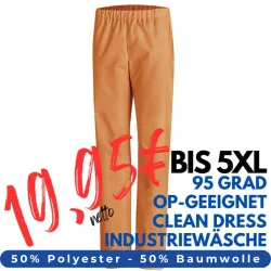 OP-HOSE 780 von LEIBER / Farbe: orange / 50 % Baumwolle 50 % Polyester