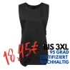 Überwurfschürze KS 64 - ESSENTIAL von KARLOWSKY / Farbe: schwarz / 65% Polyester-35% Baumwolle-150 g