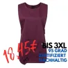 Überwurfschürze KS 64 - ESSENTIAL von KARLOWSKY / Farbe: aubergine / 65% Polyester-35% Baumwolle-150 g