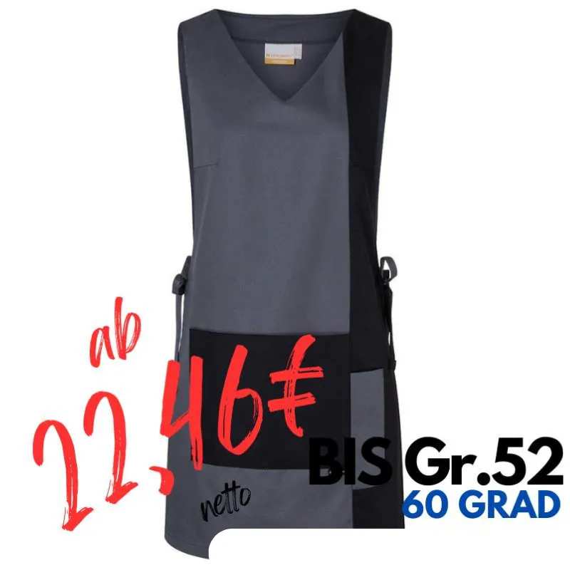 Überwurfschürze KS 38 von KARLOWSKY / Farbe: schwarz / 65% Polyester-35% Baumwolle-215g | MEIN-KASACK.de - KASACK - KASACKS