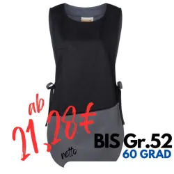 Überwurfschürze KS 17 von KARLOWSKY / Farbe: schwarz / 65% Polyester-35% Baumwolle-215g