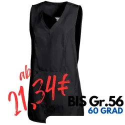 Überwurfschürze 641 von LEIBER / Farbe: schwarz / 65 % Polyester 35 % Baumwolle