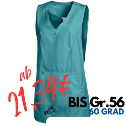 Überwurfschürze 641 von LEIBER / Farbe: petrol / 65 % Polyester 35 % Baumwolle