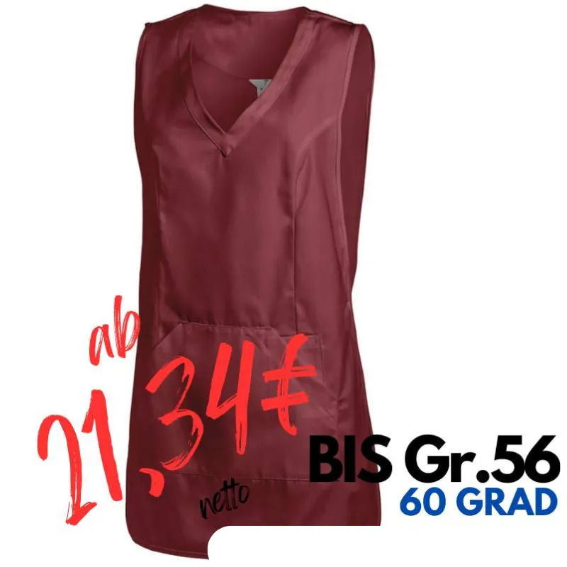 Überwurfschürze 641 von LEIBER / Farbe: bordeaux / 65 % Polyester 35 % Baumwolle | MEIN-KASACK.de - KASACK - KASACKS