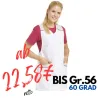 Überwurfschürze 1229 von LEIBER / Farbe: weiß / 65 % Polyester 35 % Baumwolle
