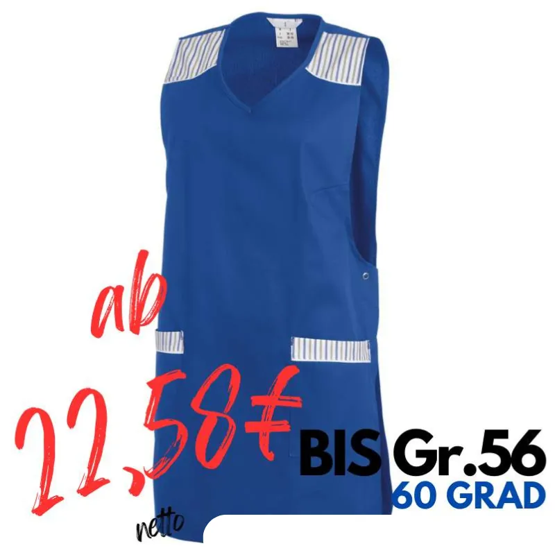 Überwurfschürze 1229 von LEIBER / Farbe: königsblau / 65 % Polyester 35 % Baumwolle | MEIN-KASACK.de - KASACK - KASACKS