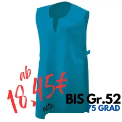 Überwurfschürze 12120 von EXNER / Farbe: türkis / 100% Baumwolle