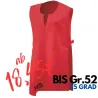 Überwurfschürze 12120 von EXNER / Farbe: rot / 100% Baumwolle