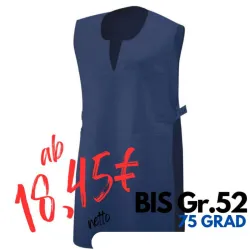 Überwurfschürze 12120 von EXNER / Farbe: navy / 100% Baumwolle