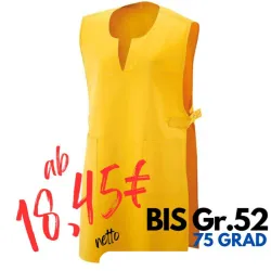 Überwurfschürze 12120 von EXNER / Farbe: gelb / 100% Baumwolle