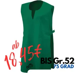 Überwurfschürze 12120 von EXNER / Farbe: flaschengrün / 100% Baumwolle