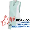 Überwurfschürze / Chasuble 264 von LEIBER / Farbe: weiß-mint / 65 % Polyester 35 % Baumwolle