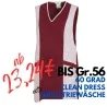 Überwurfschürze / Chasuble 264 von LEIBER / Farbe: weiß-bordeaux / 65 % Polyester 35 % Baumwolle