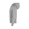 ARBEITS-HOODIE / ARBEITSPULLOVER DAMEN | CORE 637 von ID / Farbe: grau / 60% BAUMWOLLE 40% POLYESTER