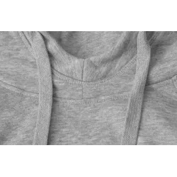 ARBEITS-HOODIE / ARBEITSPULLOVER DAMEN | CORE 637 von ID / Farbe: grau / 60% BAUMWOLLE 40% POLYESTER
