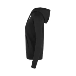 ARBEITS-HOODIE / ARBEITSPULLOVER DAMEN | CORE 637 von ID / Farbe: schwarz / 60% BAUMWOLLE 40% POLYESTER