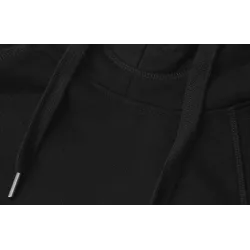 ARBEITS-HOODIE / ARBEITSPULLOVER DAMEN | CORE 637 von ID / Farbe: schwarz / 60% BAUMWOLLE 40% POLYESTER