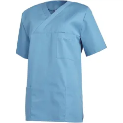 DAMEN - KASACK 2451 von LEIBER / Farbe: hellblau / 65 % Polyester 35 % Baumwolle