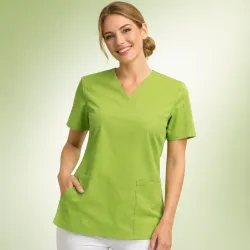 DAMEN - KASACK 2253 von LEIBER / Farbe: maigrün / 65 % PES 35 % BW