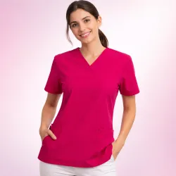 DAMEN - KASACK 2253 von LEIBER / Farbe: fuchsia / 65 % PES 35 % BW