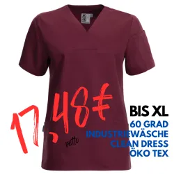 DAMEN - KASACK 2253 von LEIBER / Farbe: burgund / 65 % PES 35 % BW