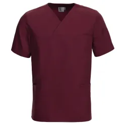 UNISEX - KASACK 2254 von LEIBER / Farbe: burgund / 65% Polyester - 35% Baumwolle