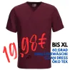 UNISEX - KASACK 2254 von LEIBER / Farbe: burgund / 65% Polyester - 35% Baumwolle