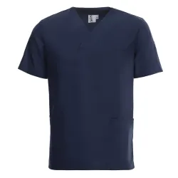 UNISEX - TENCEL - KASACK 2252 von LEIBER / Farbe: marine / 50 % Lyocell 50 % Polyester
