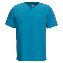 UNISEX - TENCEL - KASACK 2252 von LEIBER / Farbe: türkis / 50 % Lyocell 50 % Polyester