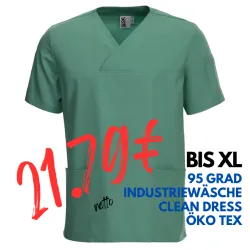 UNISEX - TENCEL - KASACK 2252 von LEIBER / Farbe: lindgrün / 50 % Lyocell 50 % Polyester