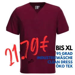 UNISEX - TENCEL - KASACK 2252 von LEIBER / Farbe: beere / 50 % Lyocell 50 % Polyester