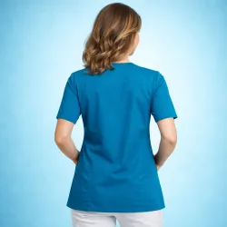 UNISEX - KASACK 2254 von LEIBER / Farbe: curacao / 65% Polyester - 35% Baumwolle