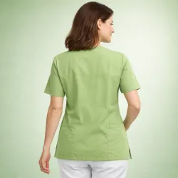 UNISEX - TENCEL - KASACK 2252 von LEIBER / Farbe: hellgrün / 50 % Lyocell 50 % Polyester
