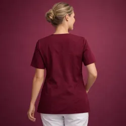 UNISEX - TENCEL - KASACK 2252 von LEIBER / Farbe: beere / 50 % Lyocell 50 % Polyester