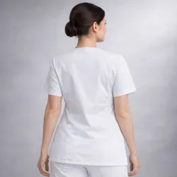 DAMEN - TENCEL - KASACK 2251 von LEIBER / Farbe: weiß / 50 % Lyocell 50 % Polyester