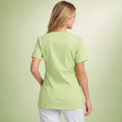 DAMEN - TENCEL - KASACK 2251 von LEIBER / Farbe: hellgrün / 50 % Lyocell 50 % Polyester