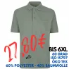 ARBEITS-POLO-SHIRT HERREN | PRO Wear 320 von ID / Farbe: altgrün / 50% BAUMWOLLE 50% POLYESTER