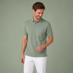 ARBEITS-POLO-SHIRT HERREN | PRO Wear 320 von ID / Farbe: altgrün / 50% BAUMWOLLE 50% POLYESTER