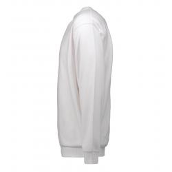 Klassisches Herren Sweatshirt 600 von ID / Farbe: weiß / 70% BAUMWOLLE 30% POLYESTER - | MEIN-KASACK.de | kasack | kasac