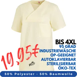 DAMEN - KASACK 769 von LEIBER / Farbe: gelb / 50 % Baumwolle 50 % Polyester