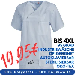 DAMEN - KASACK 769 von LEIBER / Farbe: hellblau / 50 % Baumwolle 50 % Polyester