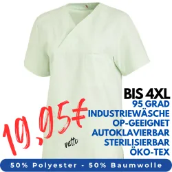 DAMEN - KASACK 769 von LEIBER / Farbe: mint / 50 % Baumwolle 50 % Polyester