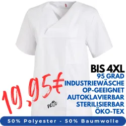 DAMEN - KASACK 769 von LEIBER / Farbe: weiß / 50 % Baumwolle 50 % Polyester