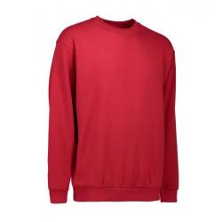 Klassisches Herren Sweatshirt 600 von ID / Farbe: rot / 70% BAUMWOLLE 30% POLYESTER - | MEIN-KASACK.de | kasack | kasack