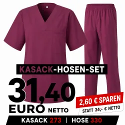KASACK-HOSEN-SET: KASACK 273 und  SCHLUPFHOSE 330 von MEIN-KASACK.de / Farbe: BORDEAUX