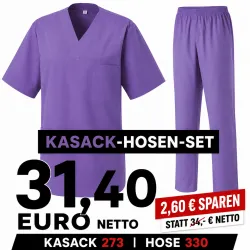 KASACK-HOSEN-SET: KASACK 273 und  SCHLUPFHOSE 330 von MEIN-KASACK.de / Farbe: LILA