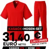 KASACK-HOSEN-SET: KASACK 273 und  SCHLUPFHOSE 330 von MEIN-KASACK.de / Farbe: ROT