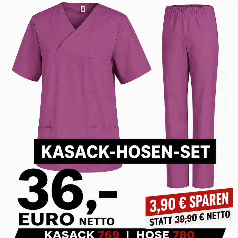 KASACK-HOSEN-SET: KASACK 769 und  SCHLUPFHOSE 780 von LEIBER / Farbe: BROMBEERE | MEIN-KASACK.de